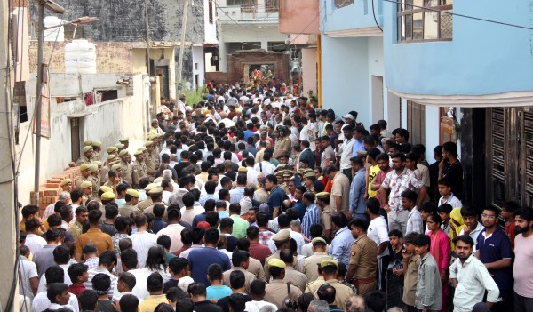 Outside Chirag's Home