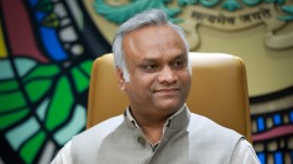 Mallikarjun Kharge grabbed public land, Priyank Kharge, Siddharth Vihara Trust, Congress President Mallikarjun Kharge, Mallikarjun Kharge, Pradeep Bhandari, Indian express news, current affairs