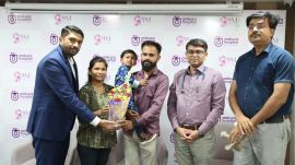 Pune child 60% burn injuries