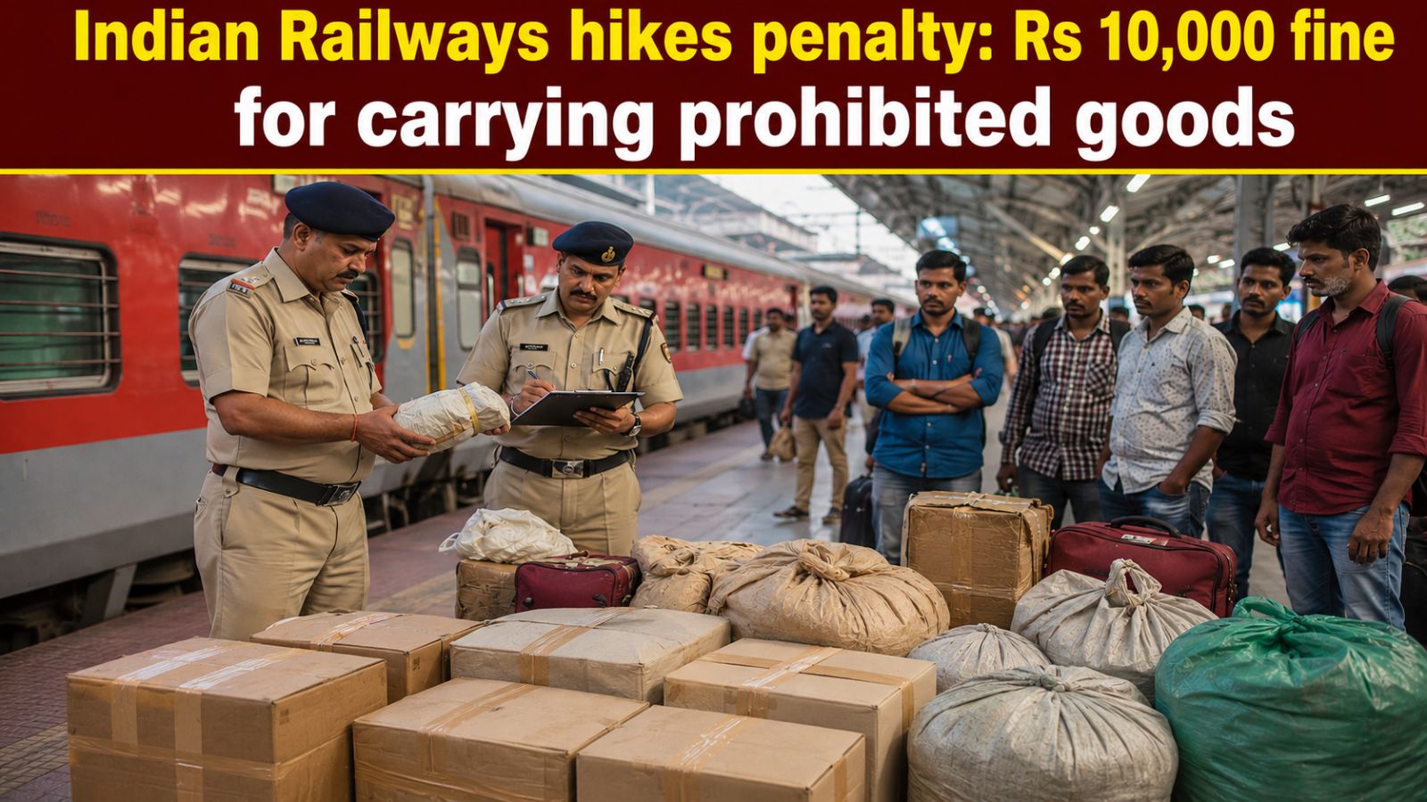 Carrying Prohibited Goods on Trains Now Attracts Rs 10,000 Minimum Fine
