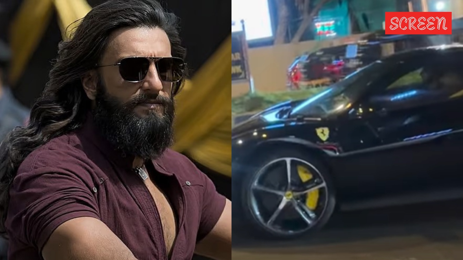 Amid Don 3 row, Ranveer Singh takes his Rs 6.36 crore Ferrari 296 GTB for a spin