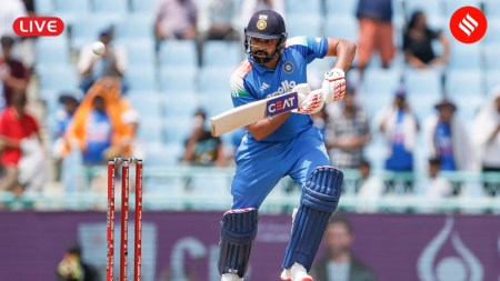 IND vs AFG 2nd ODI Live Score: Rohit Sharma in action in Lucknow today. (CREIMAS)