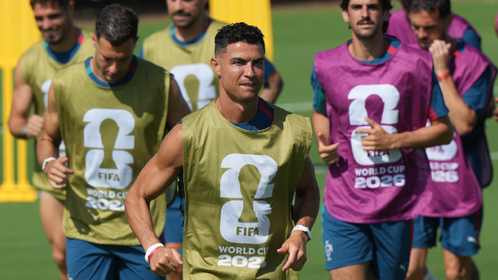  Cristiano Ronaldo's role will be in focus against Uzbekistan today. (AP Photo)