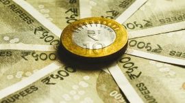 The rupee weakened by 9 paise to 94.42 against the US dollar in early trade on Monday, as markets monitored developments in US-Iran talks despite softer crude prices lending support to emerging market currencies.