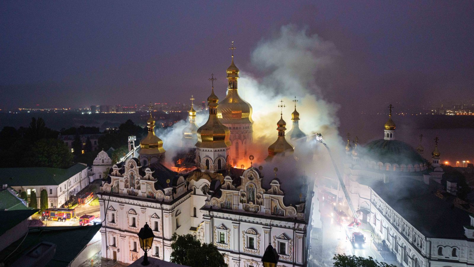 Kyiv UNESCO Monastery Reportedly Hit by Russian Strikes