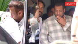 Teary-eyed Salman Khan pays final respects to close friend Kumud Rane