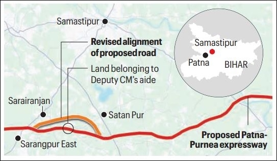 Bihar: Residents say expressway plan altered to spare Dy CM Vijay Kumar Choudhary aide’s land