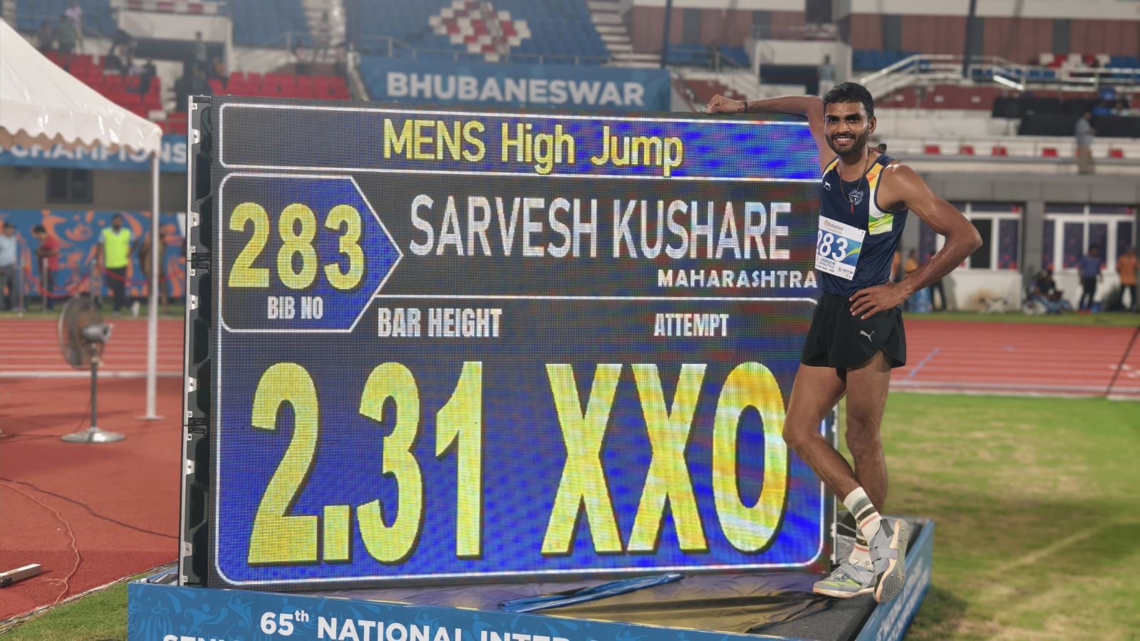From pits of corn husk to national record, Sarvesh Kushare jumps 2.31m