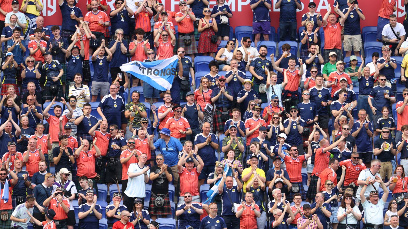Scottish fans arrive in Boston, say ‘they ran out of beer’ on flight and wake locals with bagpipes