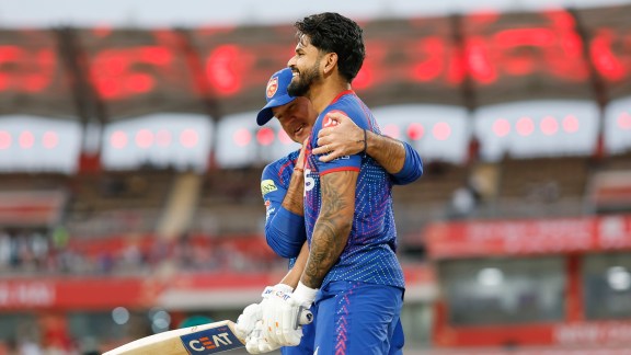 Shreyas Iyer and Ricky Ponting of Punjab Kings before the start of the Match 29 of the TATA Indian Premier League 2026 between Punjab Kings and Lucknow Super Giants at New International Cricket Stadium, New Chandigarh, India, on April 19, 2026. Photo by Deepak Malik / CREIMAS for IPL