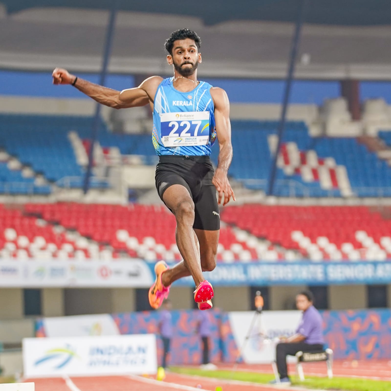 The moment Sreeshankar took off from the board in the fourth round, he knew. (AFI Photo)