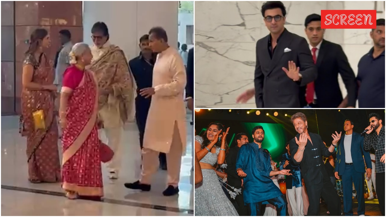 Amitabh Bachchan, Ranbir Kapoor and Shah Rukh Khan attend Revati Sule’s wedding, watch | Bollywood News