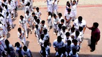 In yoga’s stress on discipline, a health roadmap for young