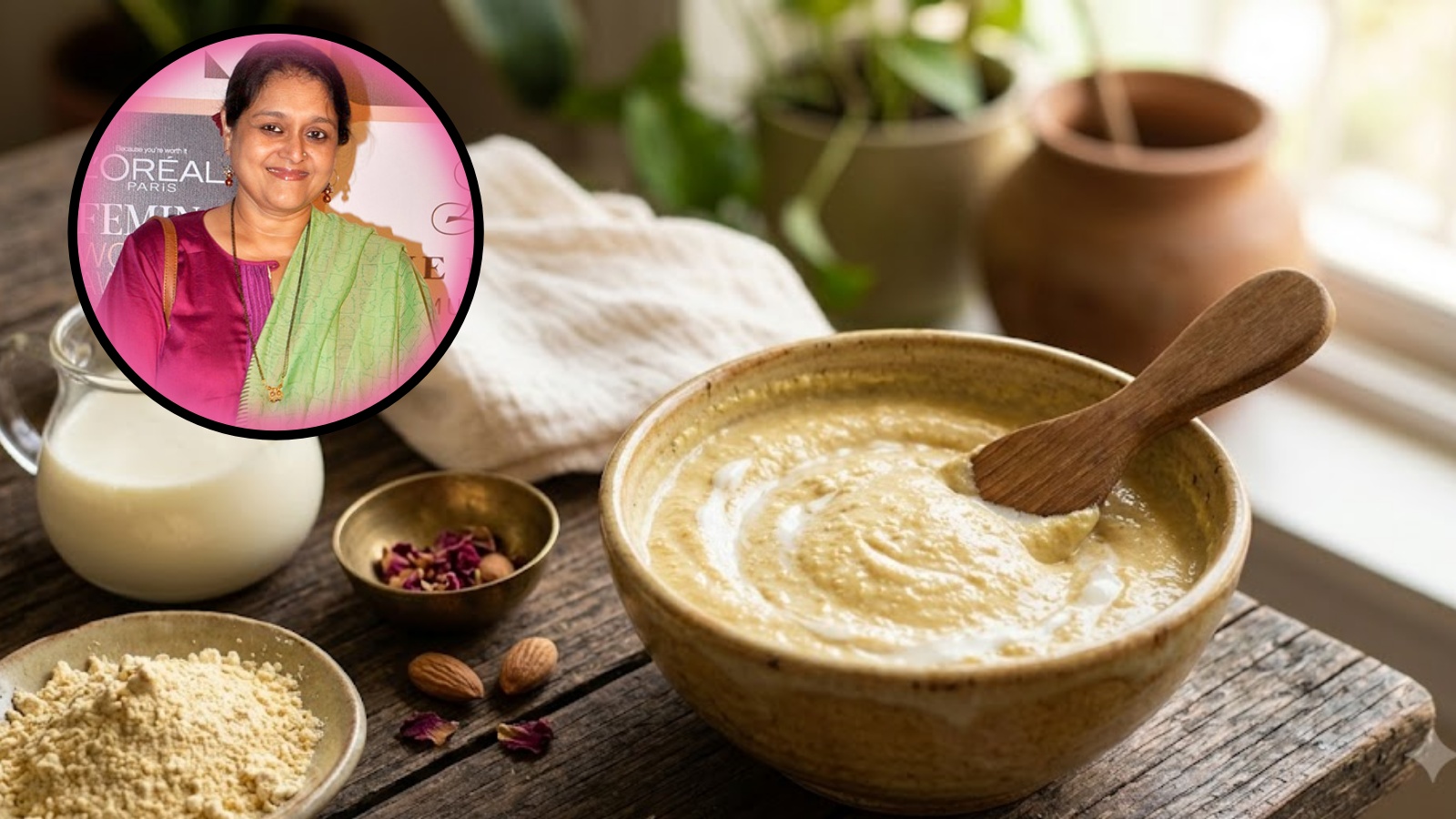 Supriya Pathak Shah swears by this ‘besan and malai ubtan’, says it helps ‘lessen’ hair growth