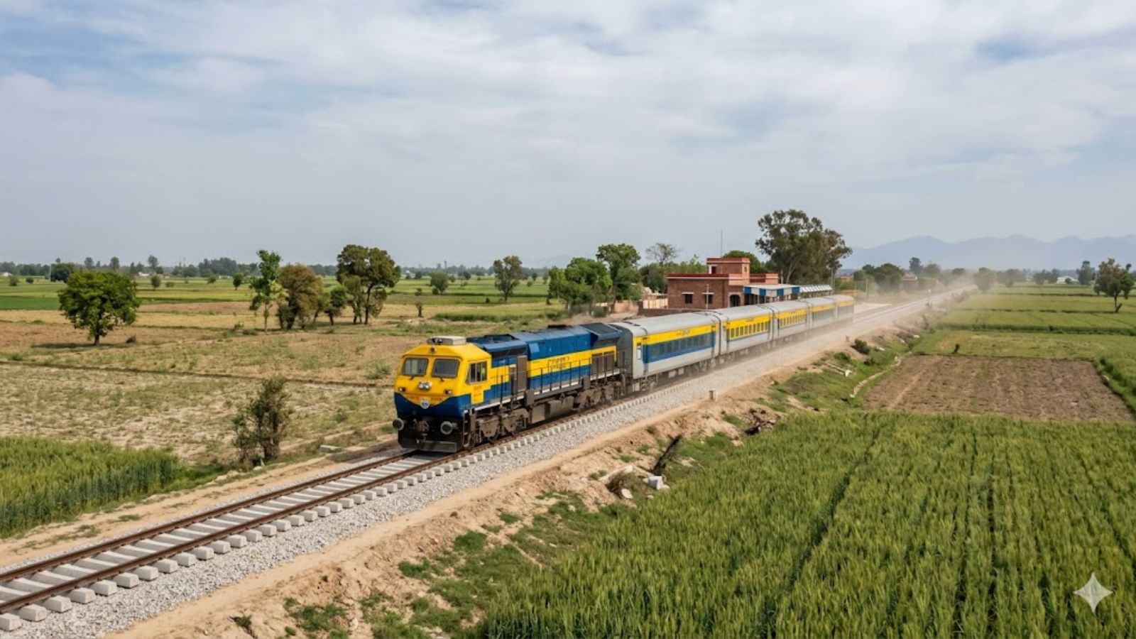 The long-awaited Qadian–Beas railway line has been revived after nearly 100 years, marking a major infrastructure milestone for Punjab. (Image generated using AI)