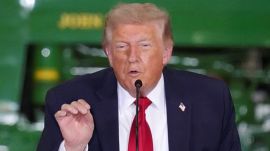 The Trump administration is weighing options to secure long-term control over the strategically important Diego Garcia military base. (AP Photo)