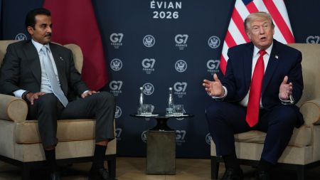 trump-thani-qatar-Iran-war-peace-deal