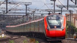Train No.20666 Tirunelveli – Chennai Egmore Vande Bharat Express operates via the busy South trunk route (Image: Southern Railway)