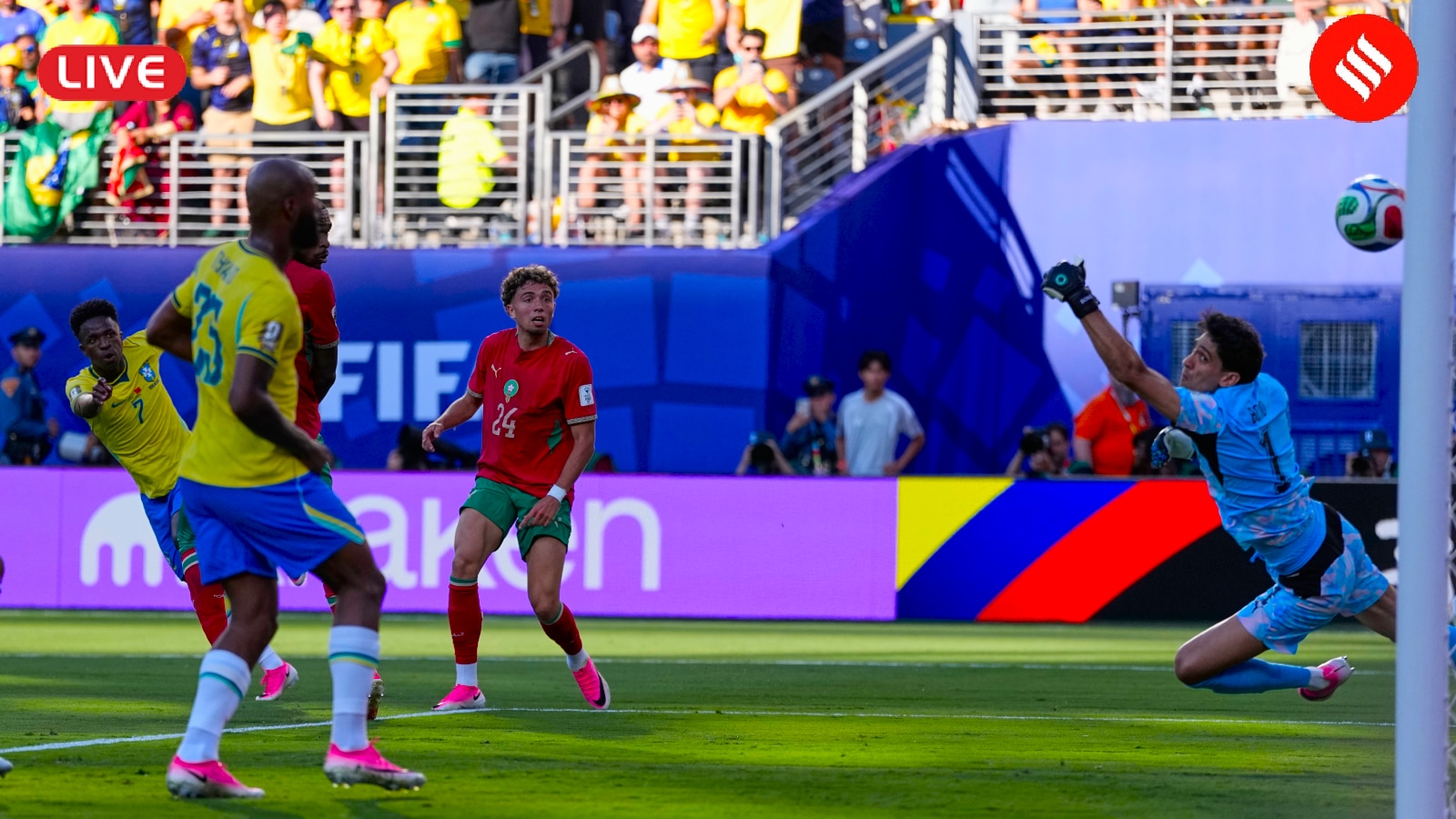 Brazil vs Morocco Live Score, FIFA World Cup 2026: Brazil held 1-1 by Morocco