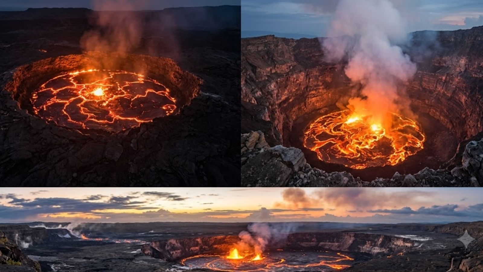 7 stunning lava lakes around the world