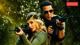 Jacqueline Fernandez and Akshay Kumar in Welcome to the Jungle.