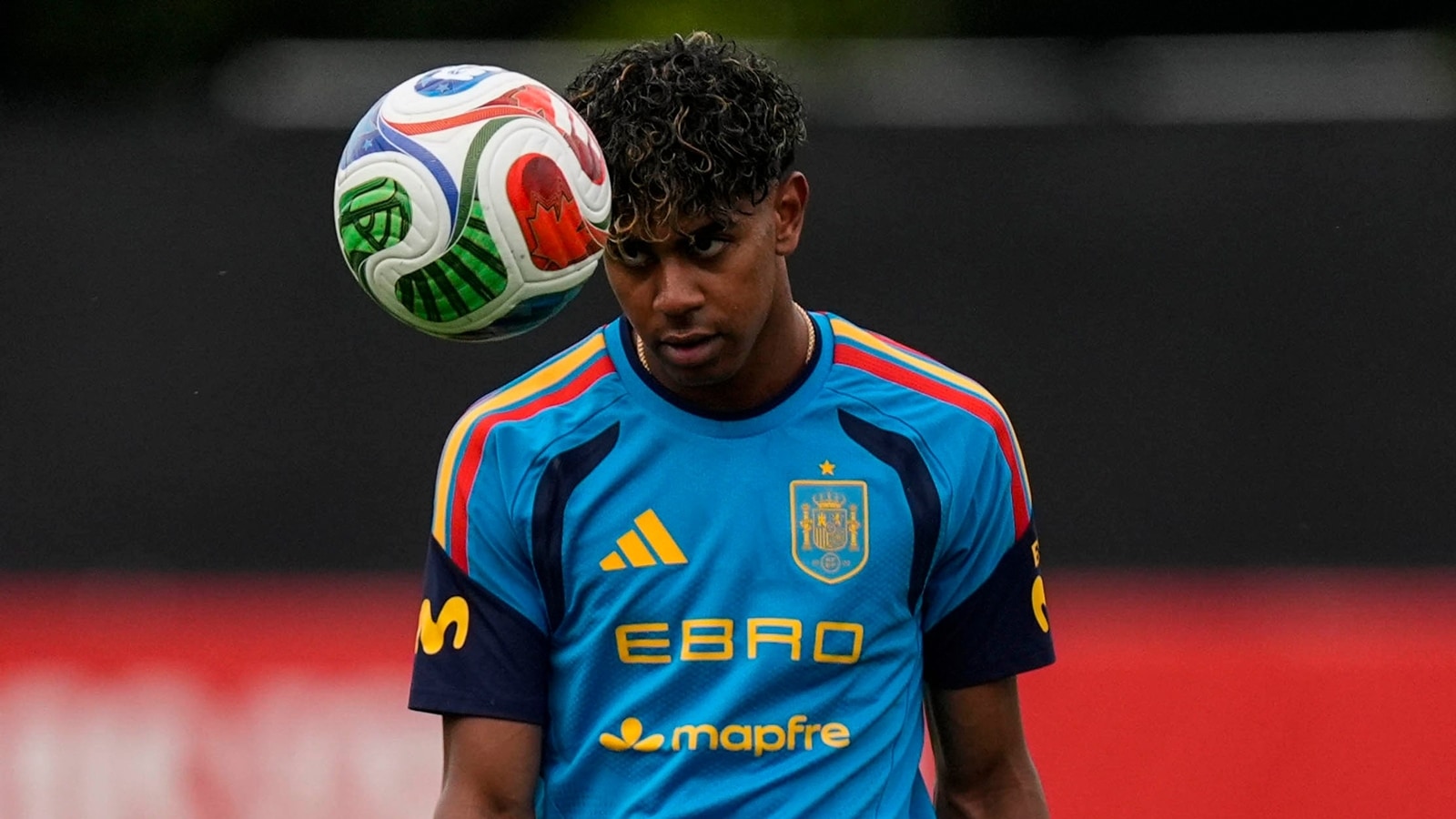 Yamal and fellow winger Nico Williams have both resumed full training in recent days, giving Spain a timely boost before the start of their campaign. (AP Photo)