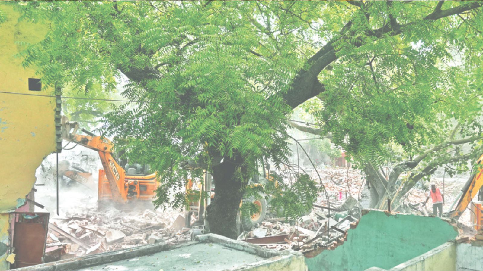 Yamuna O-Zone Demolitions Continue Despite Delhi Government's Assurance