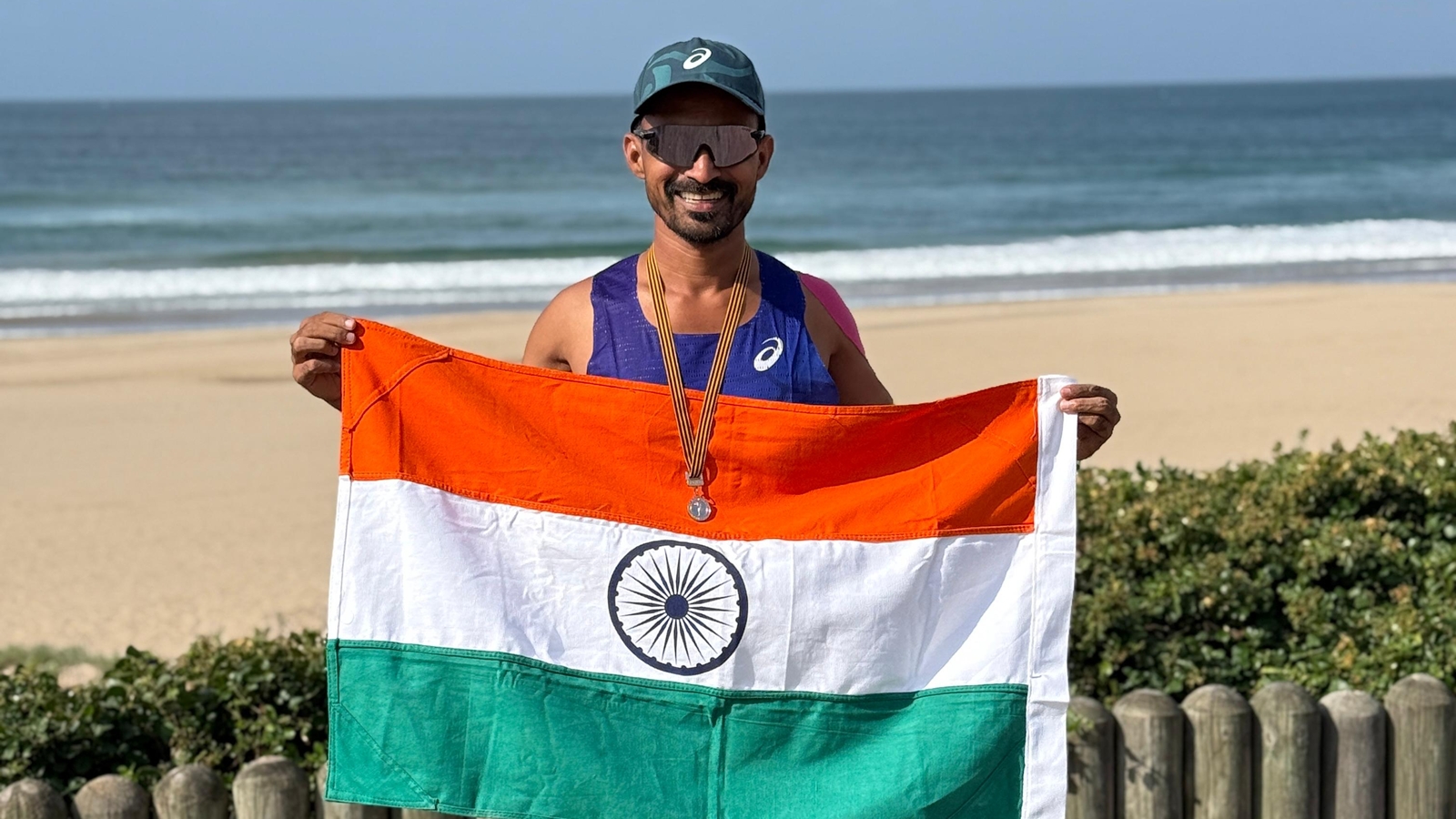 Sanap eclipsed Devarao Chaudhari's record for fastest-ever Indian in the event, set last year. (Image via special arrangement)