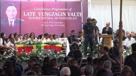 Manipur MLA funeral