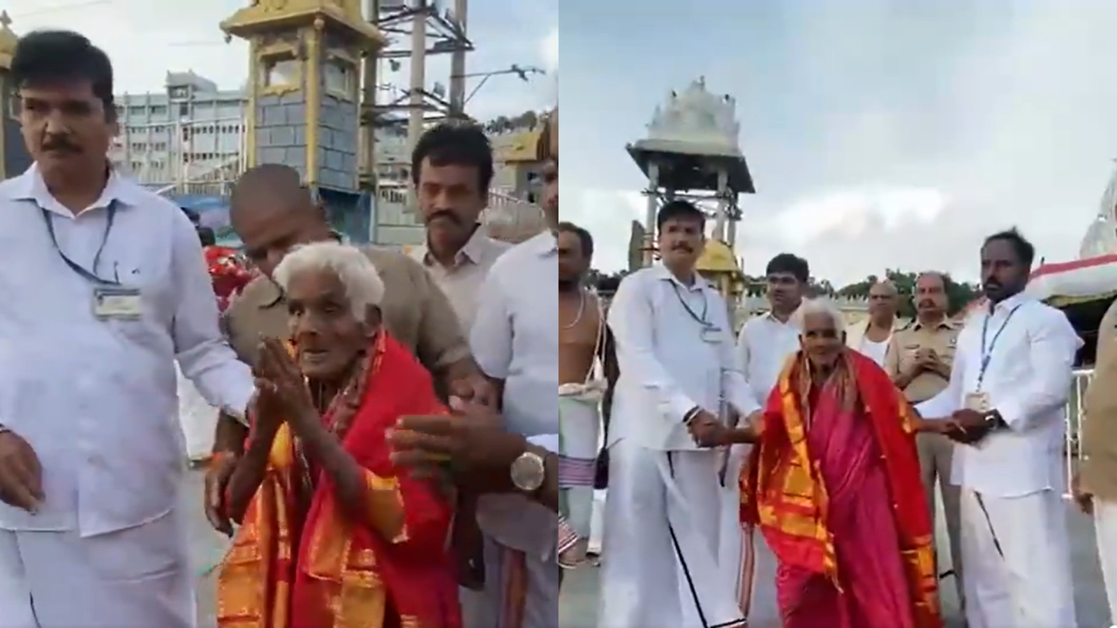116-year-old climbs 3,000 Tirumala steps, wins hearts, earns praise from Andhra CM