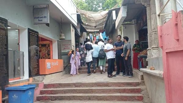 Gujarat lion attack Ambaji temple