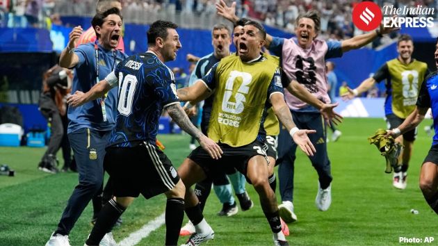 Argentina beat England 2-1 with a couple of late goals to book their place in a second consecutive World Cup final