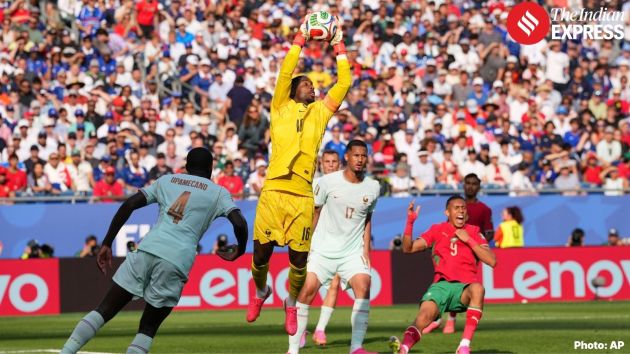 France, chasing a third World Cup title, will now face the winner of the quarterfinal between Spain and Belgium
