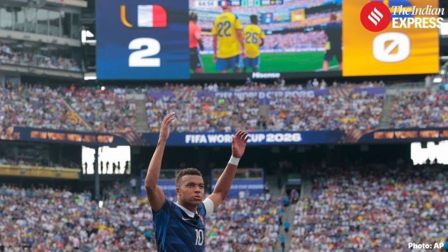 France's 27-year-old star scored the go-ahead goal with a brilliant crossover step in the 45th minute