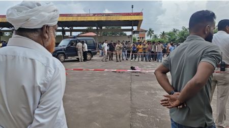 Karnataka woman killed KSRTC bus stand