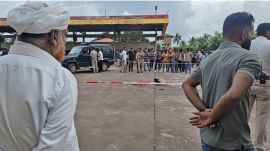 Karnataka woman killed KSRTC bus stand