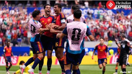 Spain edges Belgium 2-1 in the World Cup quarterfinals