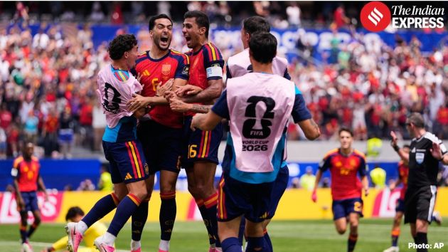 Spain edges Belgium 2-1 in the World Cup quarterfinals