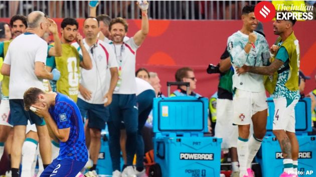Ronaldo, 41, became the oldest player to score in the knockout stage of a World Cup