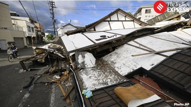 A 7.1 magnitude earthquake hit the Kumamoto area
