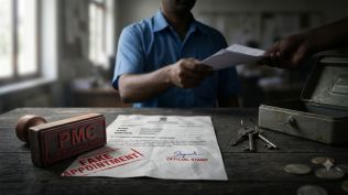 PMC Pune municipal corporation peon job racket