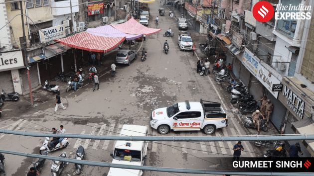 Almost all shops and business establishments remained closed in many parts of Punjab