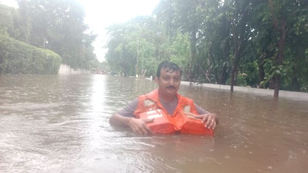 Ahmedabad rain record residents stranded