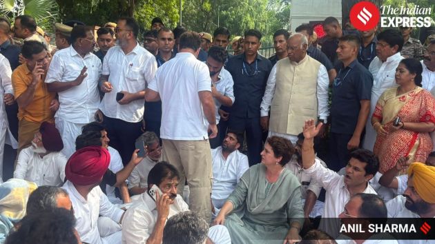 A video shared by the Congress on X showed Gandhi distributing zip ties among his party colleagues