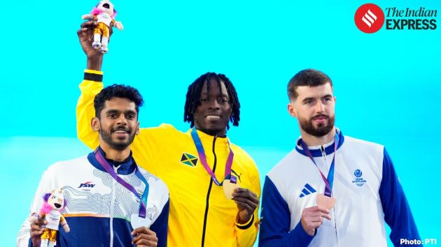 Tajay Gayle of Jamaica won the gold medal with 8.15m