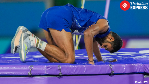He cleared the 2.25m mark in his final attempt but failed to clear the 2.28m in three attempts