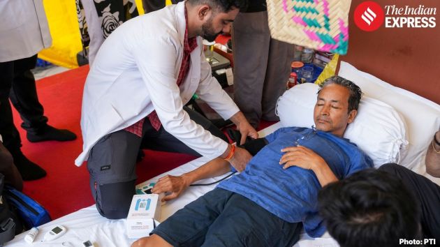 Activist Sonam Wangchuk entered the 17th day of his indefinite hunger strike at Jantar Mantar on Tuesday