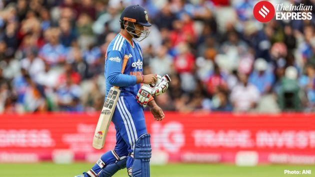 The teenager finally was bamboozled by Will Jacks in the 5th over