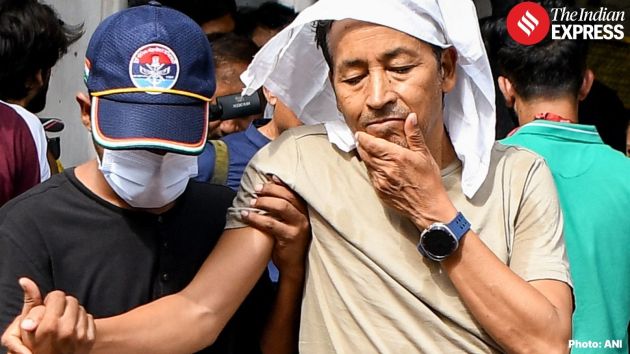 His blood pressure was recorded at 105/76, blood sugar at 80 mg/dL, oxygen saturation at 97 per cent