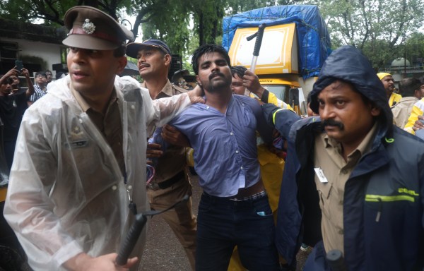 Mumbai Police kept youngsters from joining CJP protests, Mumbai Police CJP protests, CJP Jantar Mantar protest, Jantar Mantar protest, Delhi protest, Sansad Chalo march, jantar mantar protest, Cockroach Janta Party, CJP protest Delhi, NEET paper leak, unemployment in India, Delhi street protests, Bhagat Singh jail diary, Jantar Mantar protest, Jodhpur IT professionals protest, Shahdara Delhi, youth protests India, media misinformation, Indian Express reporting, civil rights dissent India, Indian express news, current affairs